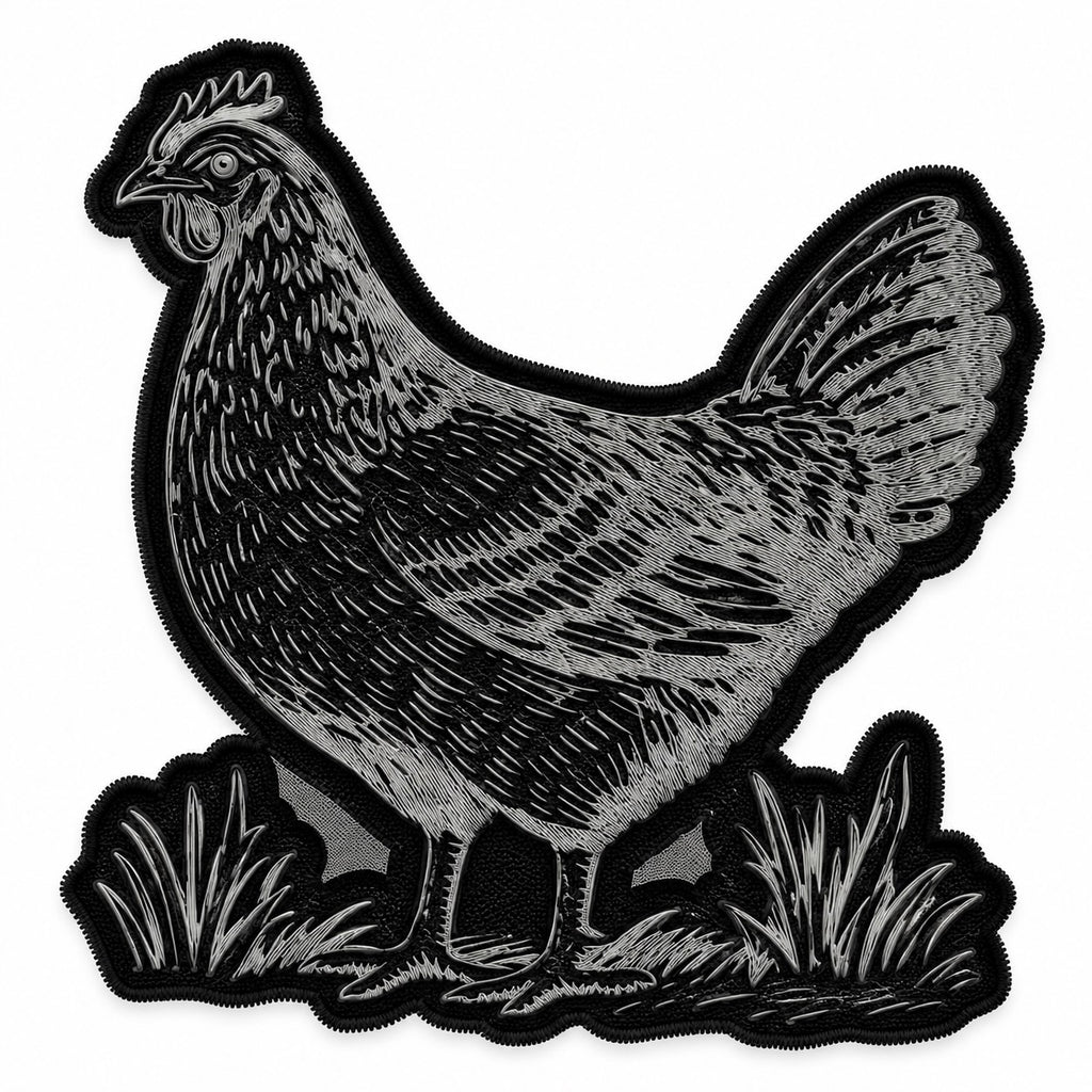 Gallina Verde Sello de goma