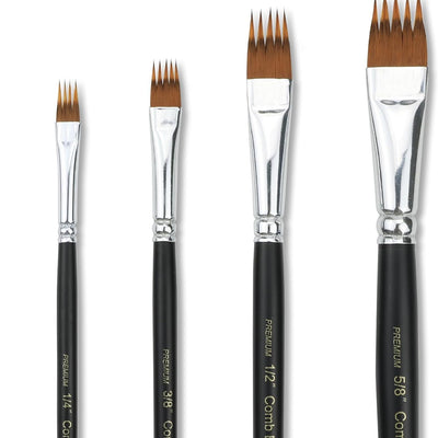 Set de 4 Pinceles Peine Coreano