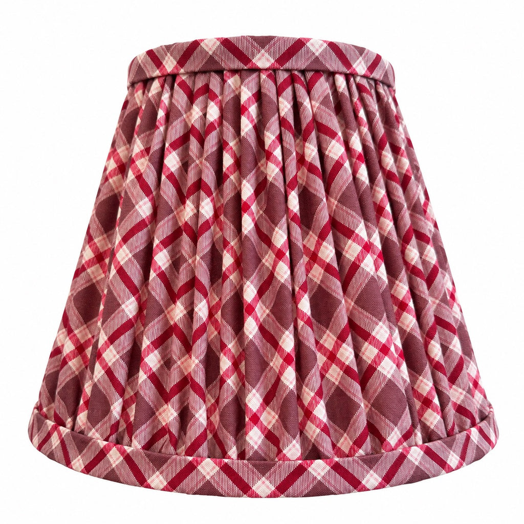 Pantalla Cuadrillé Rojo y Rosado S
