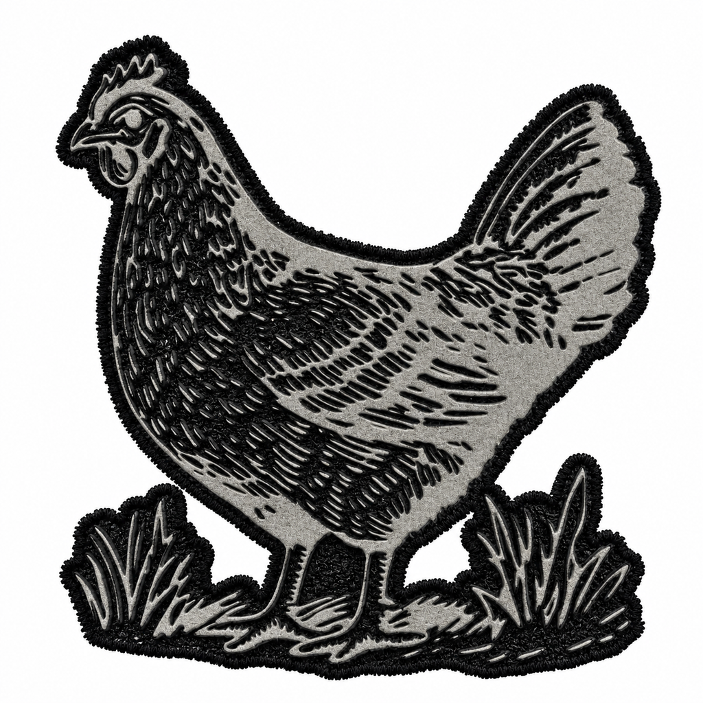 Gallina Sello de goma