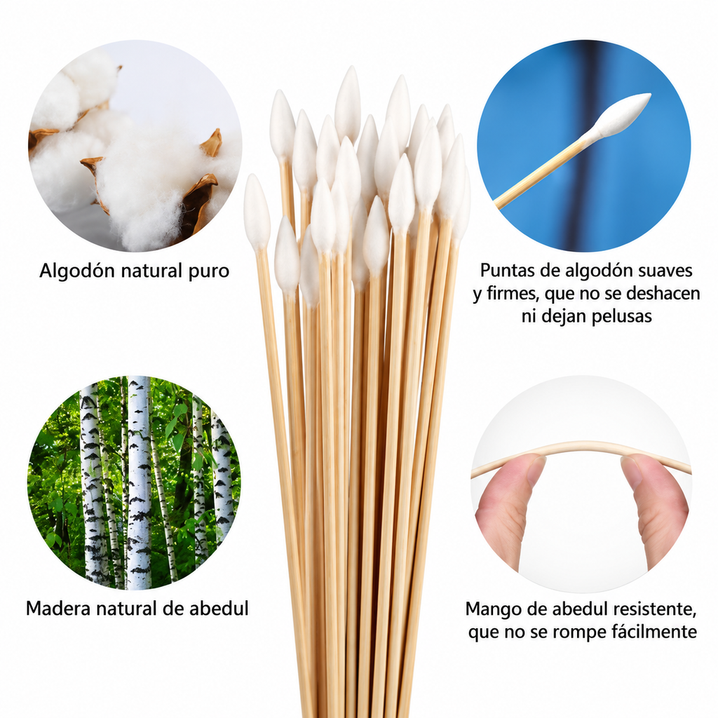 Cotonito XL con punta de precisión · Pack de 20 unidades