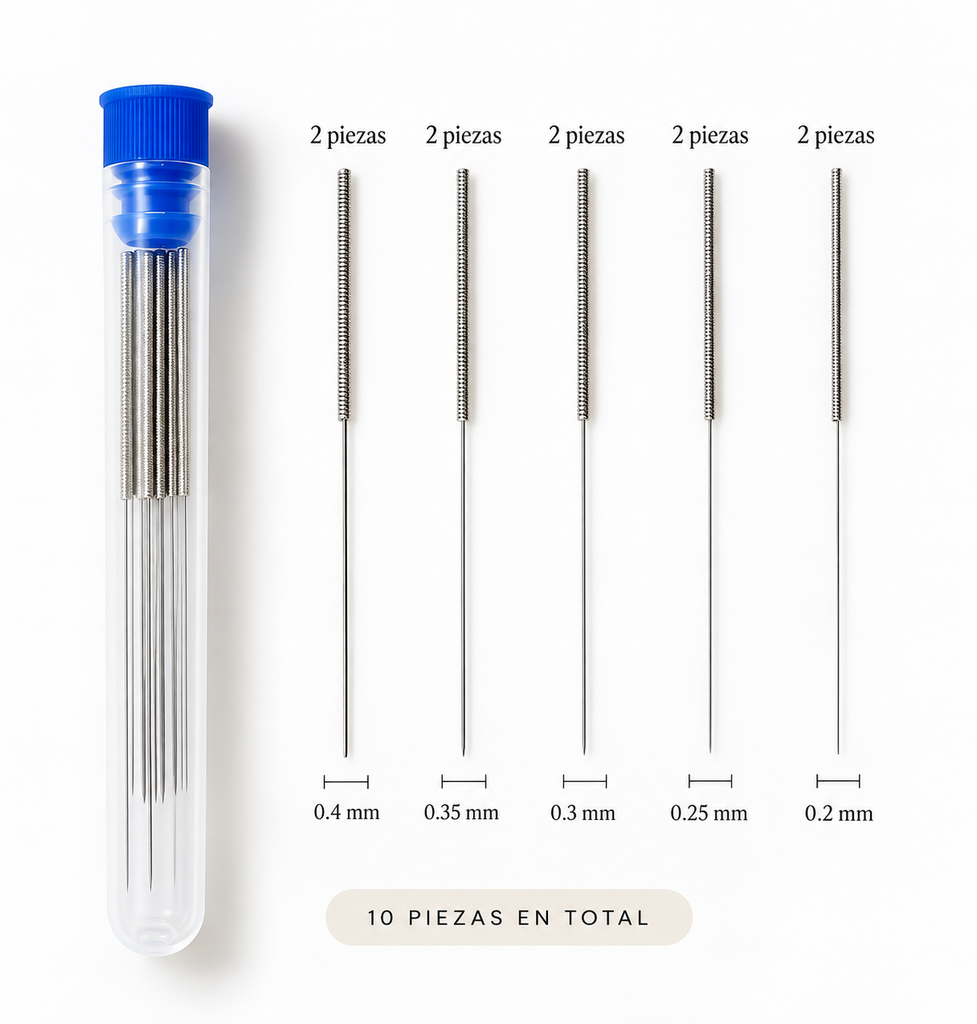 Set de Agujas de Limpieza para Puntas de Precisión