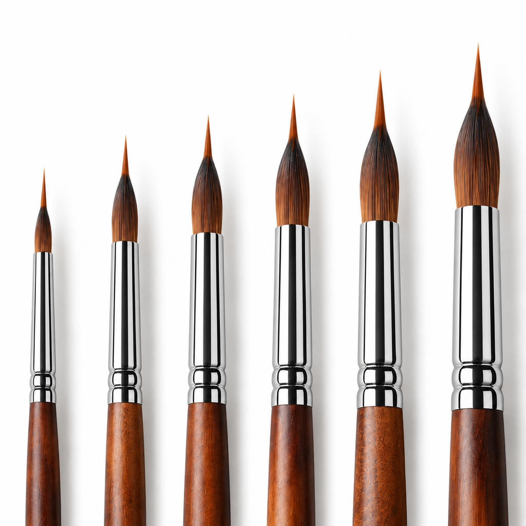 Set de 6 Pinceles de Precisión Liner