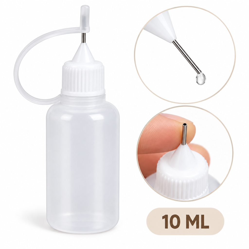Botella de Precisión con Punta Metálica · 10 ml