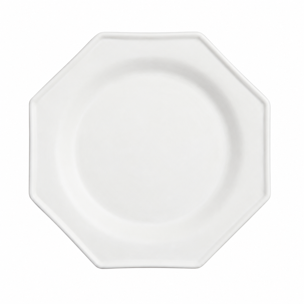 Plato Octagonal M (Bizcocho)