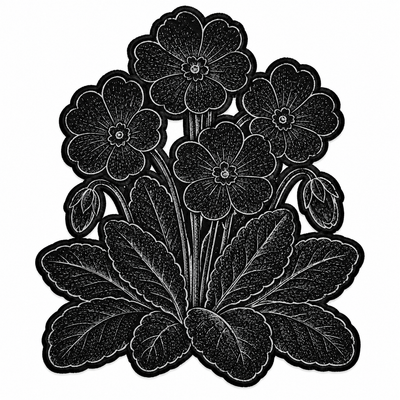 Floral Sello de goma