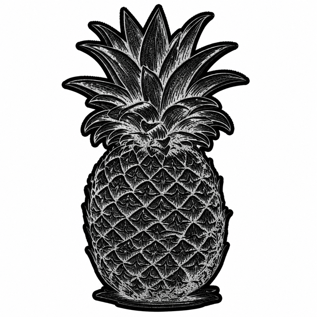 Piña Sello de goma