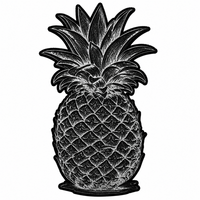 Piña Sello de goma