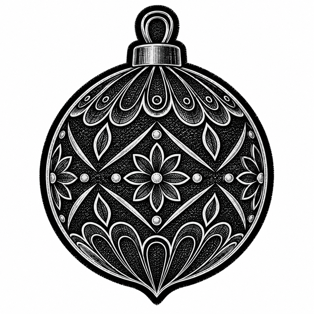 Esfera Navidad Sello de goma