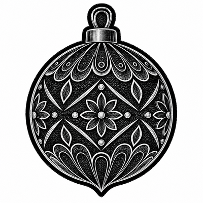 Esfera Navidad Sello de goma
