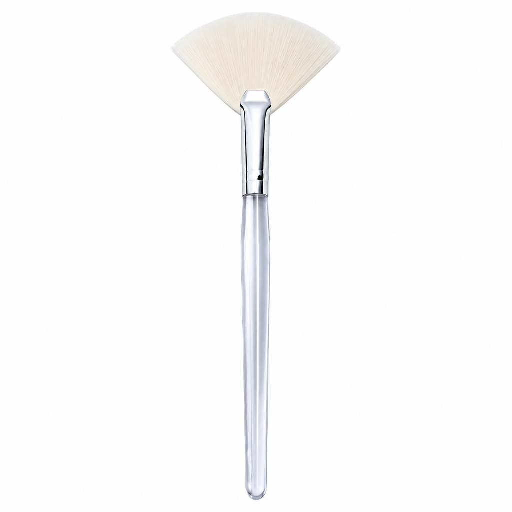 Pincel Abanico para Esmaltar Transparente