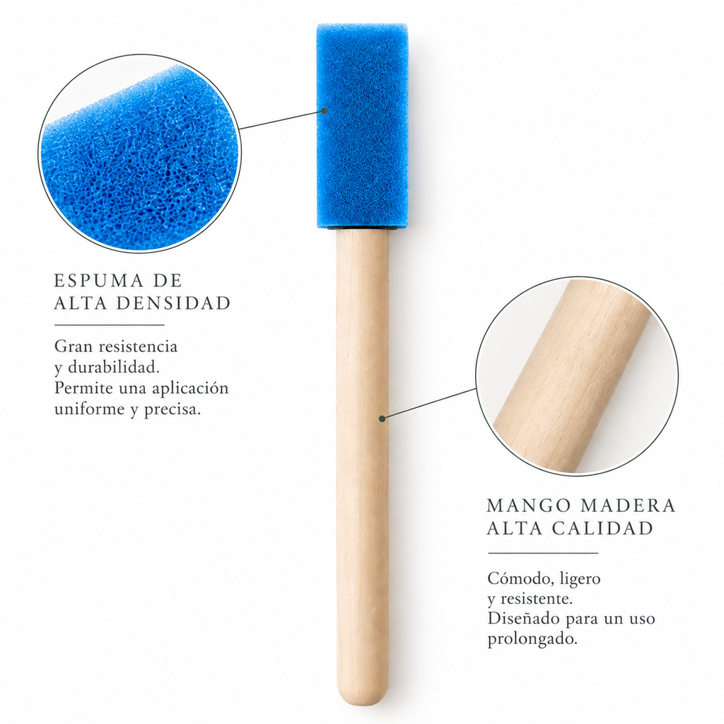 Pincel de Esponja · 2 cm