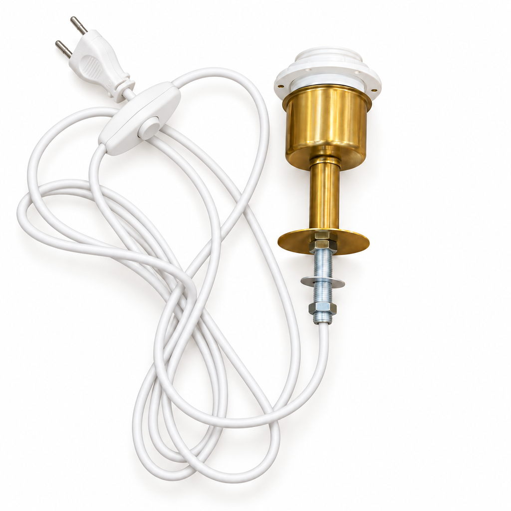 Kit Eléctrico para Lámpara – Dorado