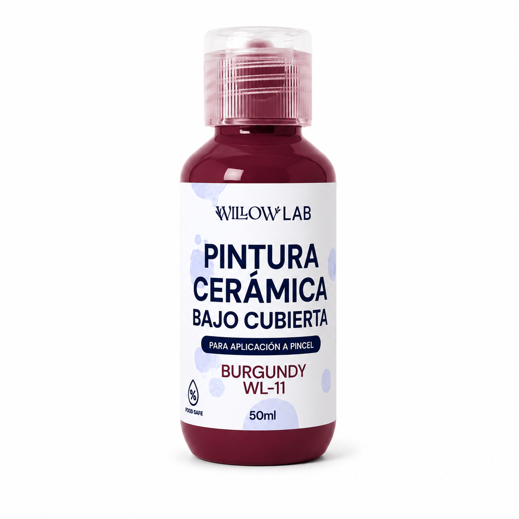 Pintura Cerámica Burgundy