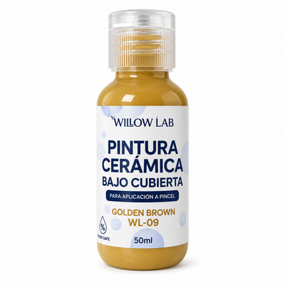 Pintura Cerámica Golden Brown WL-09