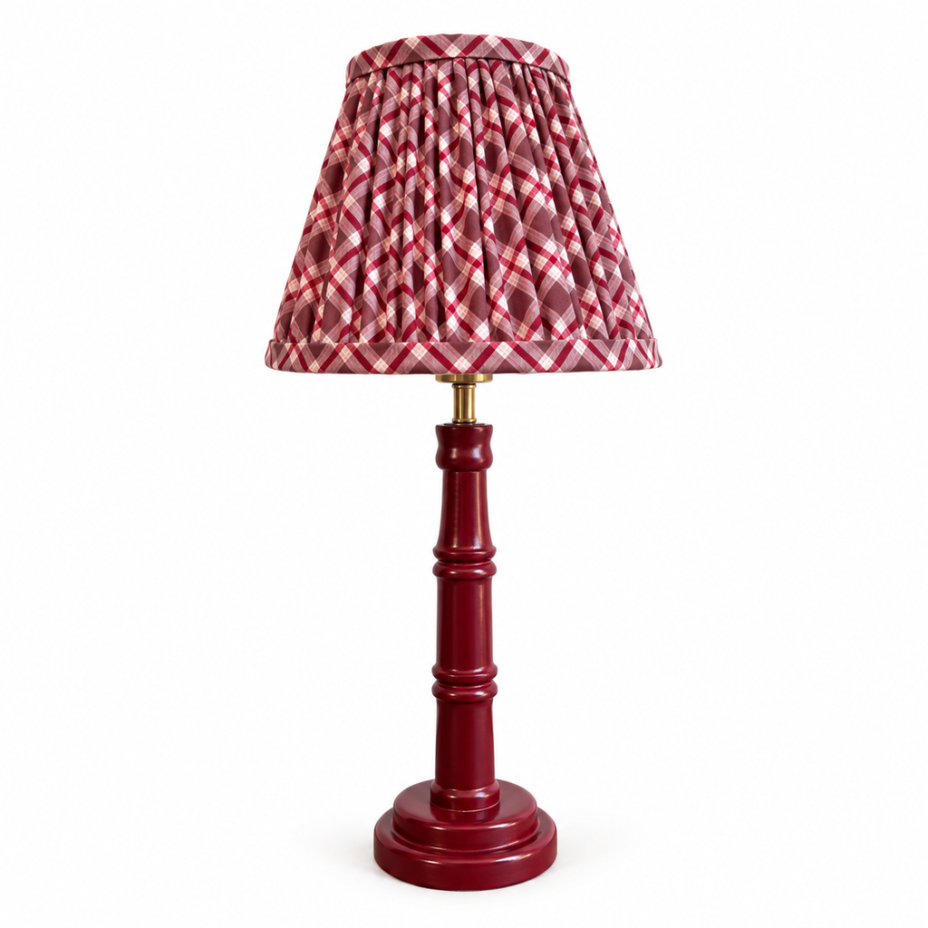 Pantalla Cuadrillé Rojo y Rosado S