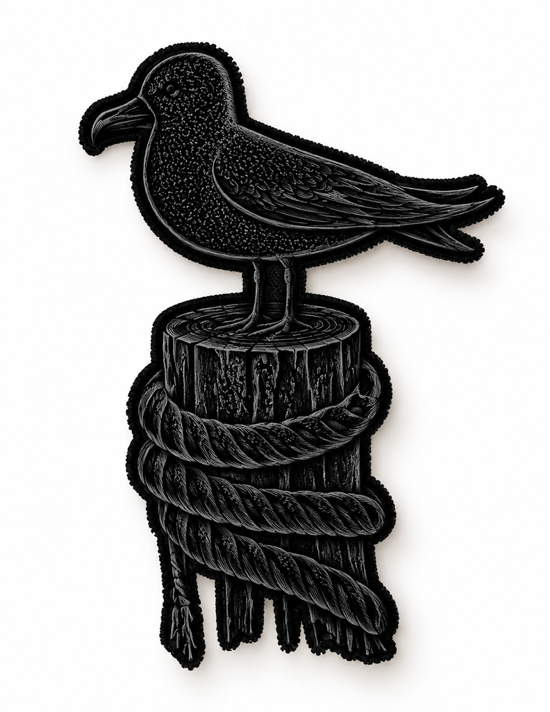 Gaviota Sello de goma