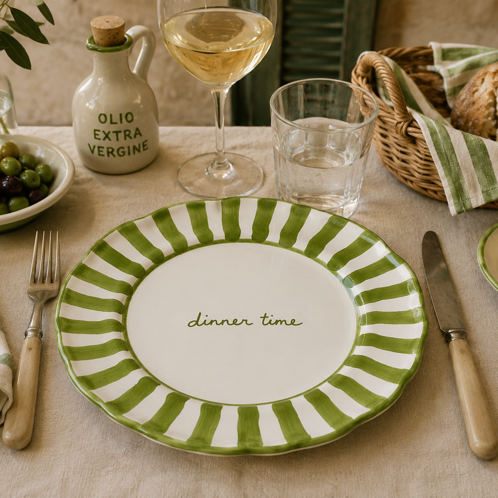 Plato Dinner Time verde