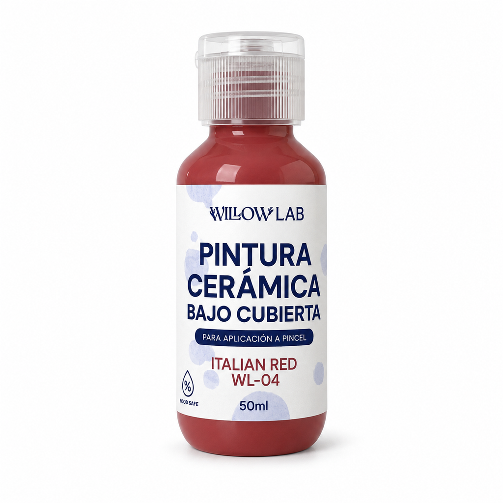 Pintura Cerámica Italian Red WL-04