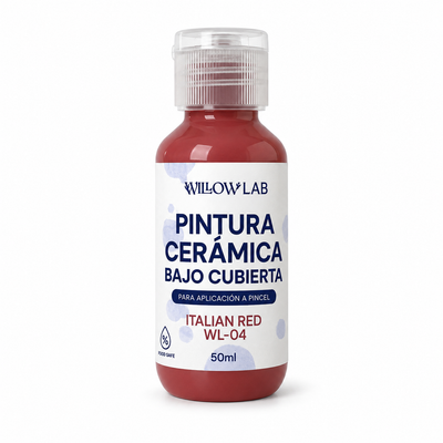 Pintura Cerámica Italian Red WL-04