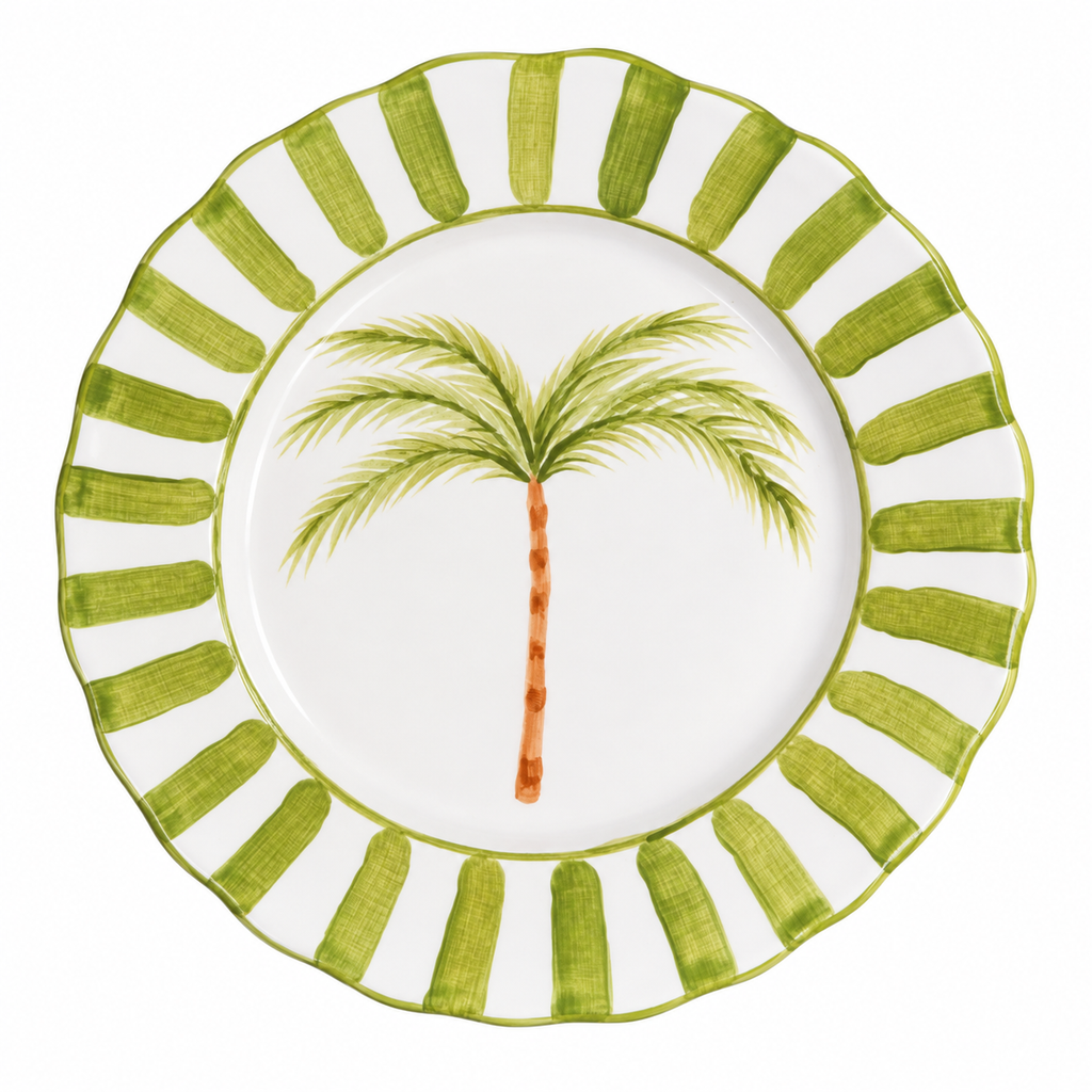 Plato Palmera + Stripy Magnolia