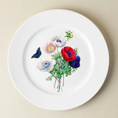 Plato Flor Anémonas 27 cm
