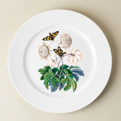 Plato Flor Blanca 27 cm