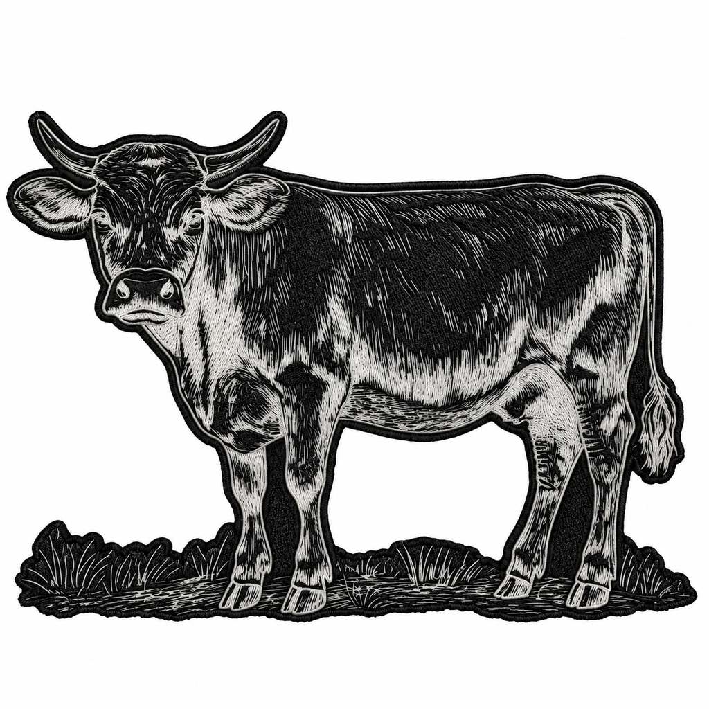 Vaca Sello de goma