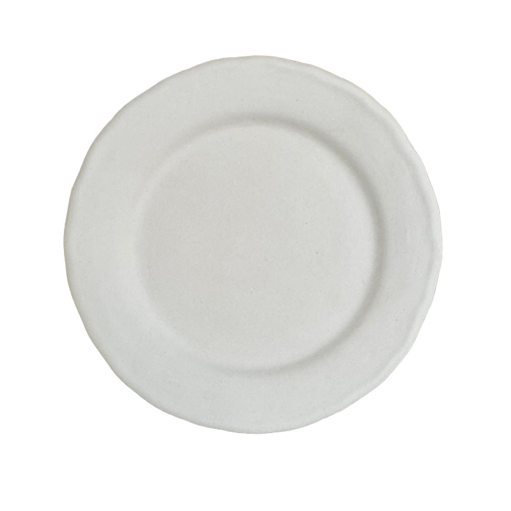 Plato borde ondulado 21 cm (Bizcocho)