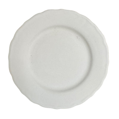 Plato Borde Ondulado 26 cm (Bizcocho)